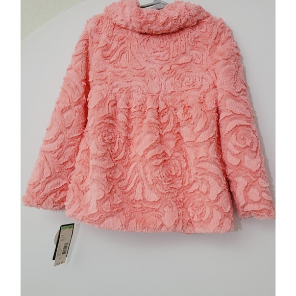 Girls Rule! Fluffy Soft Faux Fur Jacket - Picture 8 of 9
